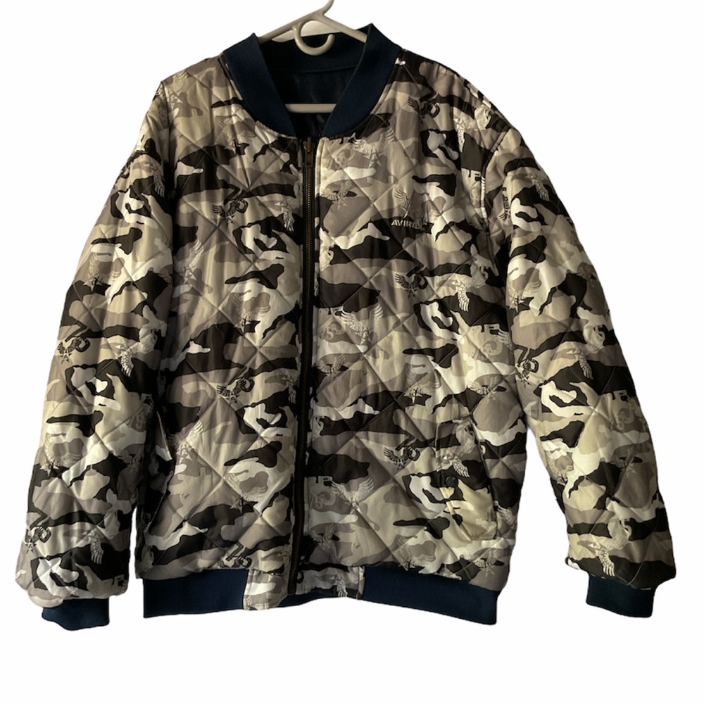 Avirex Camouflage Bomber Jacket